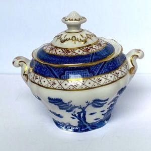Real Old Willow Blue Tureen and Lid